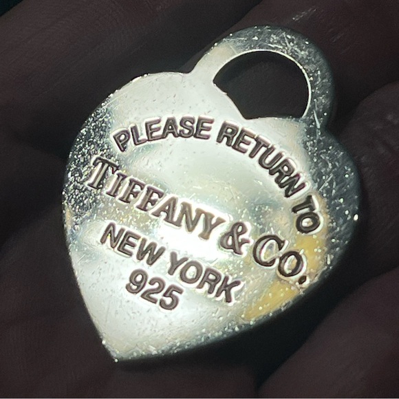 Tiffany & Co. Silver Extra Large Heart Tag Return to Tiffany Pendant CHARM ONLY - Picture 8 of 8